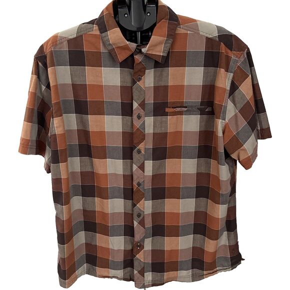 Smartwool Men's 2XL Merino Wool Short Sleeve Everyday Exploration Plaid Shirt - Picture 2 of 10